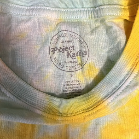 Recycled Karma Havana Endless Summer Tie Dye Fitted T-Shirt - Picture 6 of 11